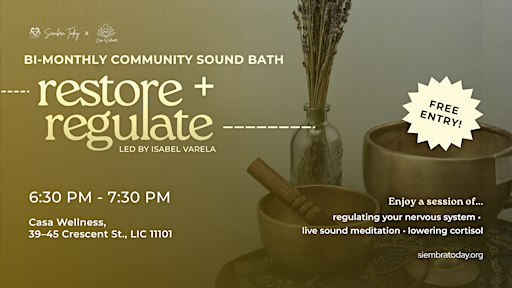 Restore & Regulate: September 24
