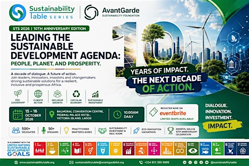 The Sustainability Table Discourse Series (STS): 10th Edition