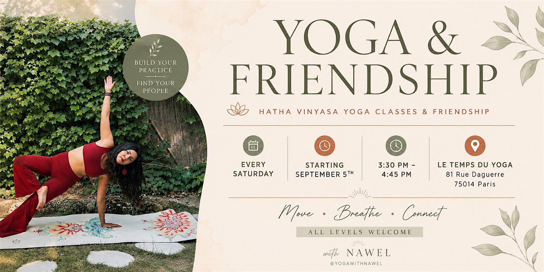 Yoga & Friendship | Hatha Vinyasa in English