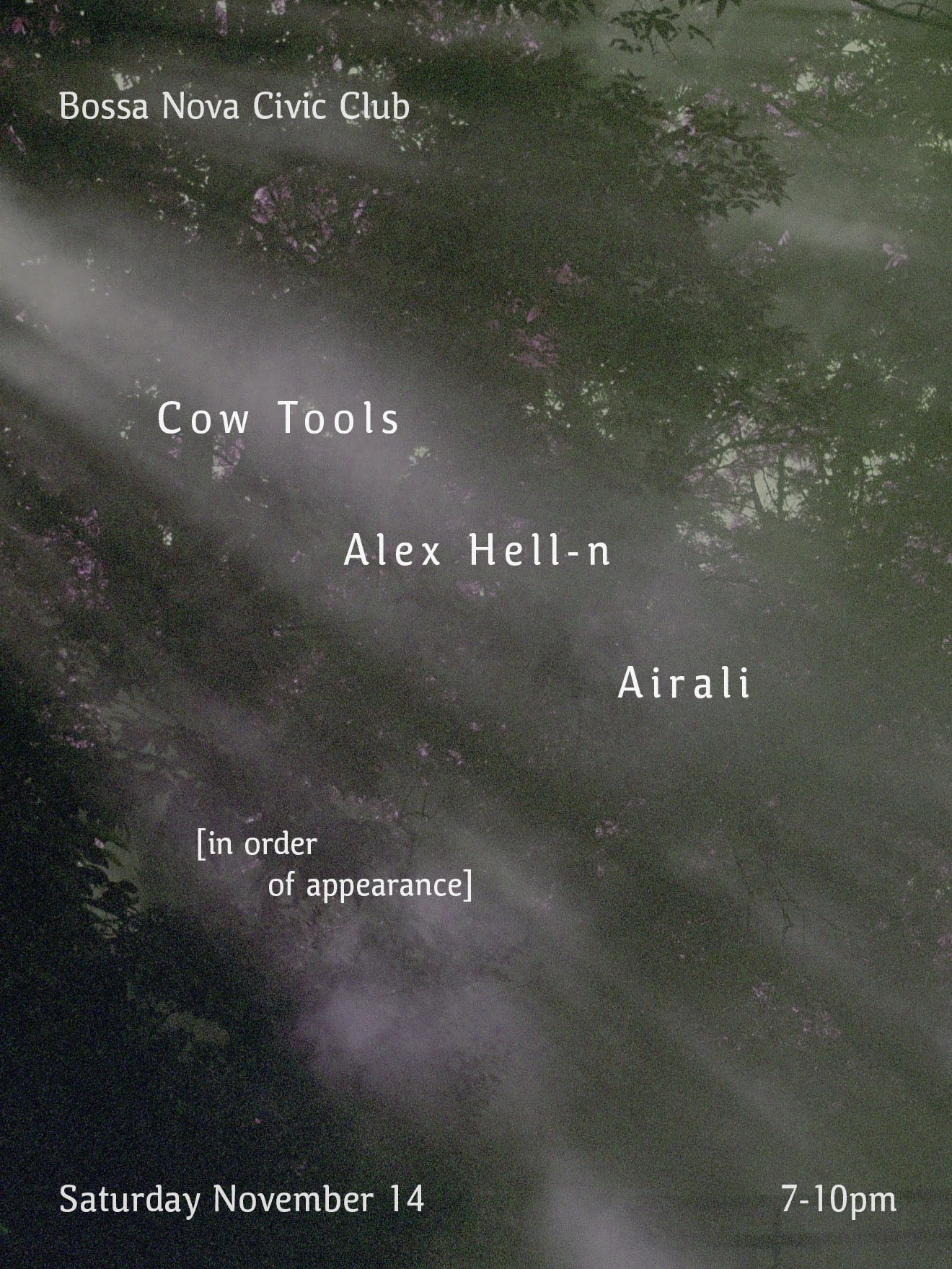 Happy Hour: Cow Tools, Alex Hell-n, Airali