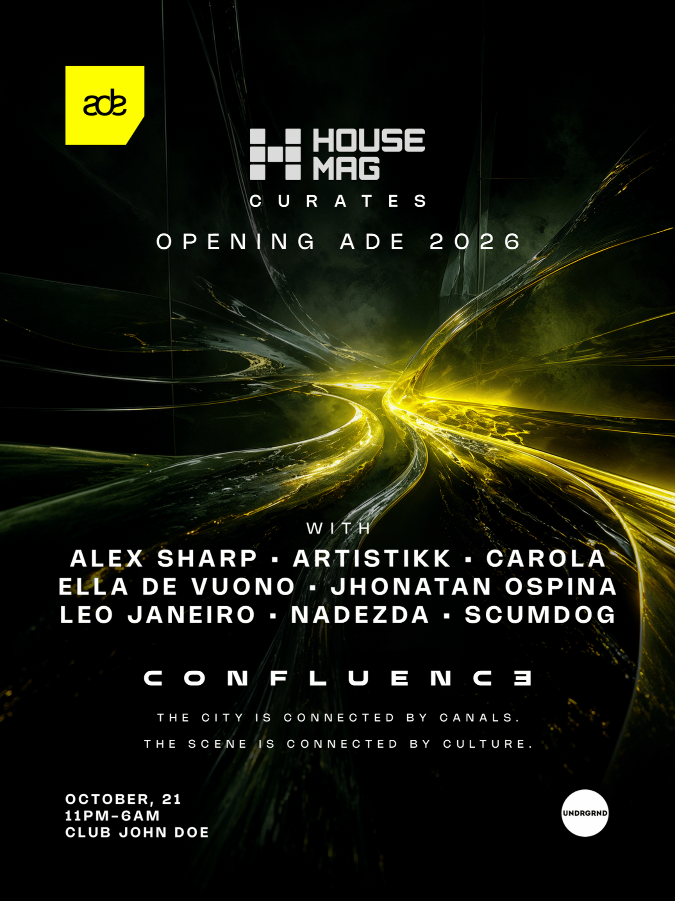 ADE 2026 - House Mag Curates - Confluence with JHONATAN OSPINA