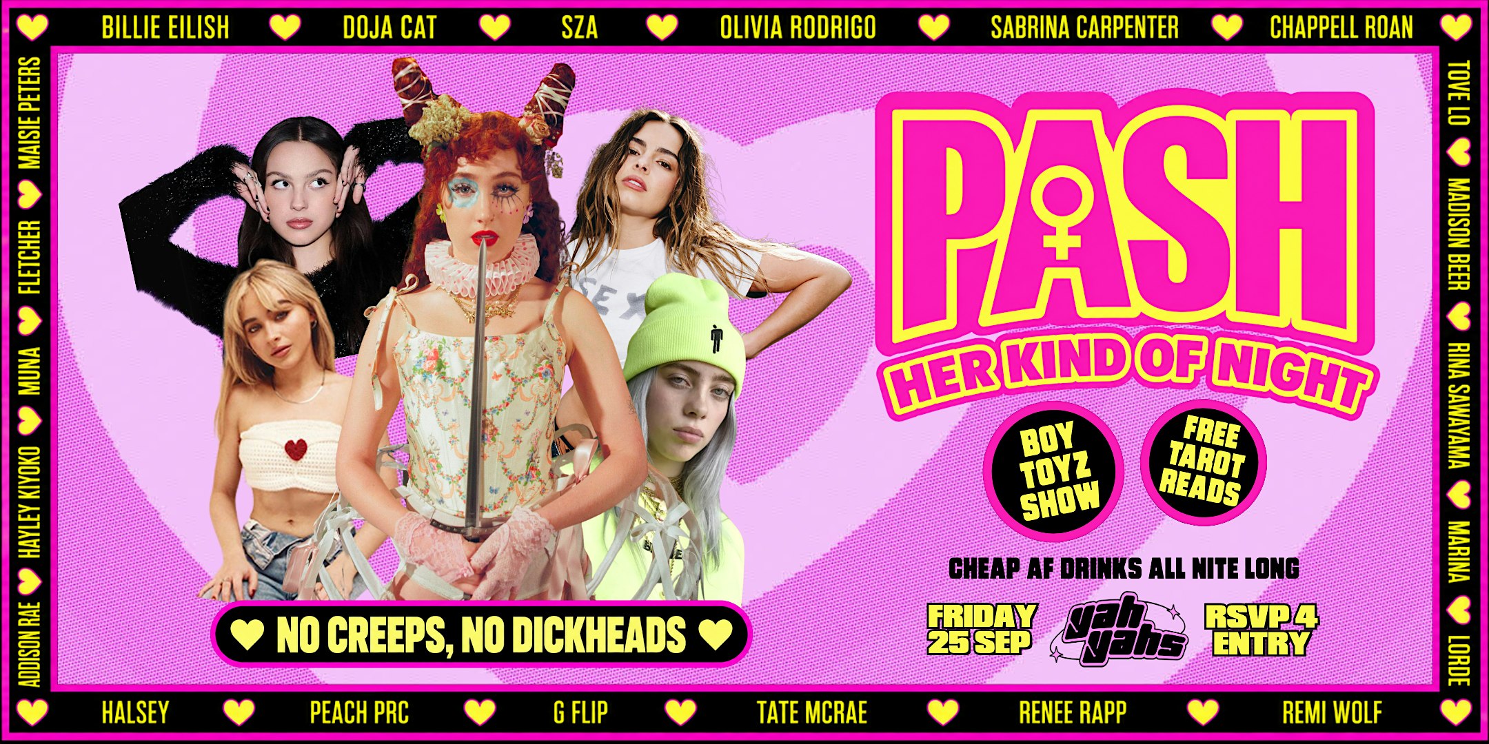 PASH Her Kind Of Night!  FRI SEPTEMBER 25