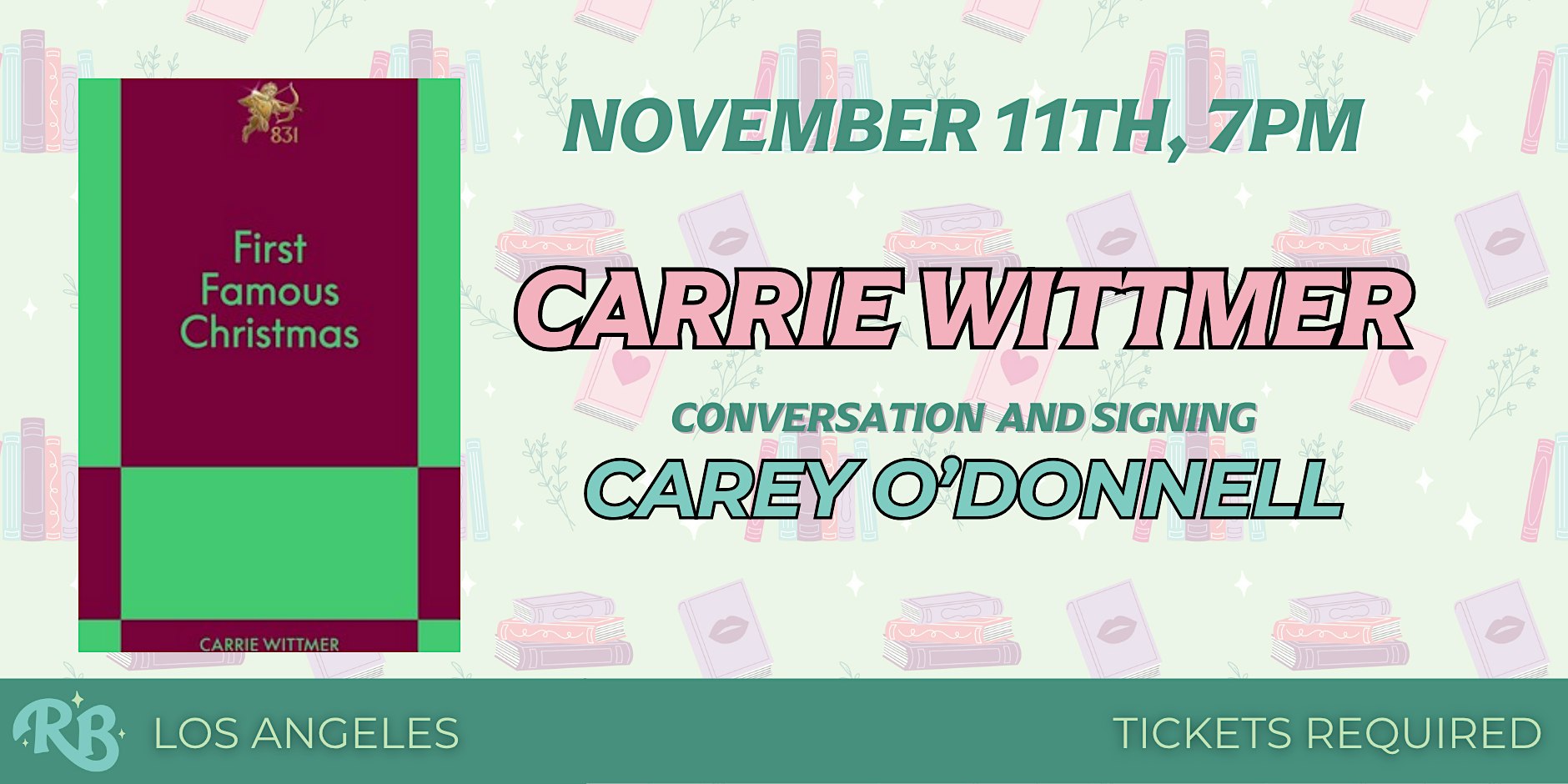 Carrie Wittmer LA Book Event for  First Famous Christmas