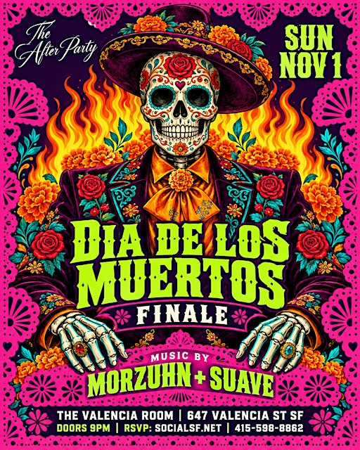 THE AFTER PARTY DAY of the DEAD 11.1