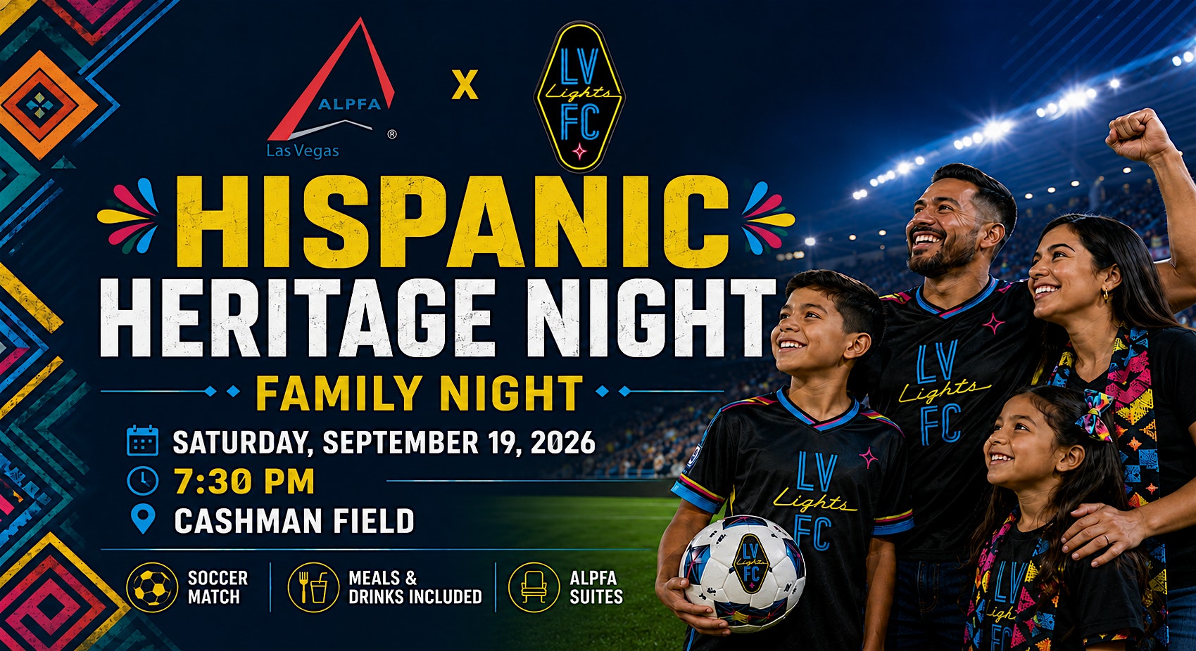 ALPFA Las Vegas x Las Vegas Lights FC — Family Night