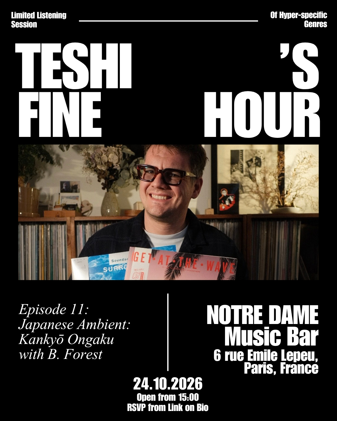 Teshi's Fine Hour: Japanese Ambient - Kankyō Ongaku with B.Forest