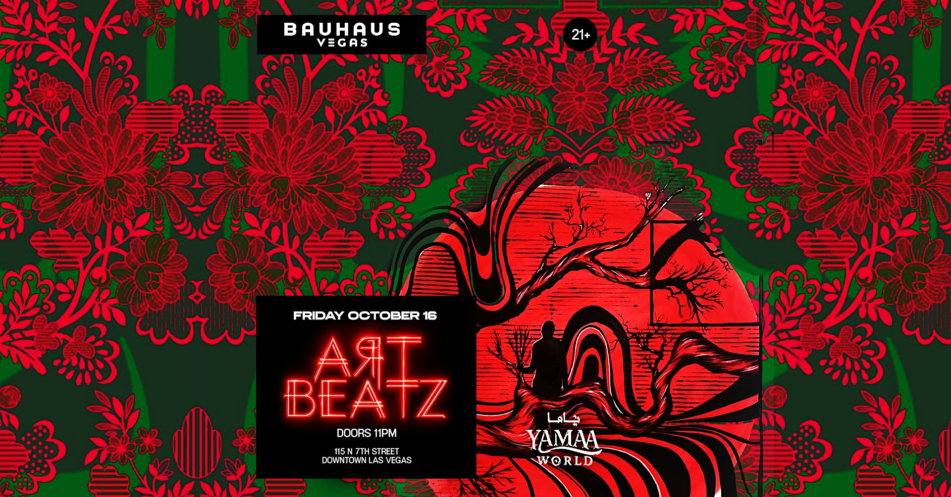 HABIBI IN VEGAS W/ ARTBEATZ @ BAUHAUS | FRI OCT 16 | YAMAA WORLD
