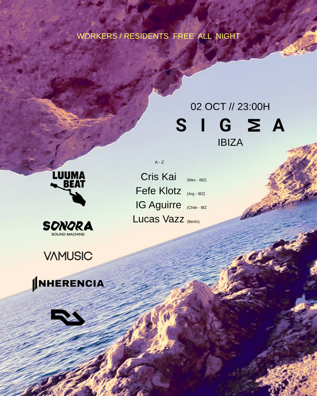 Sigma presents: Berlin + Ibiza together Closing Season