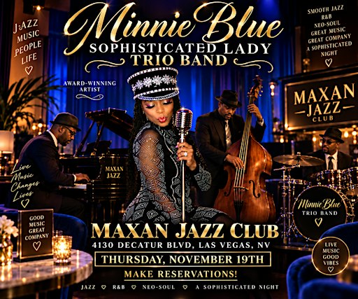 Minnie Blue and The Sophisticated Trio Live in Las Vegas