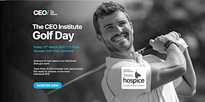 The CEO Institute NZ Golf Day 2027