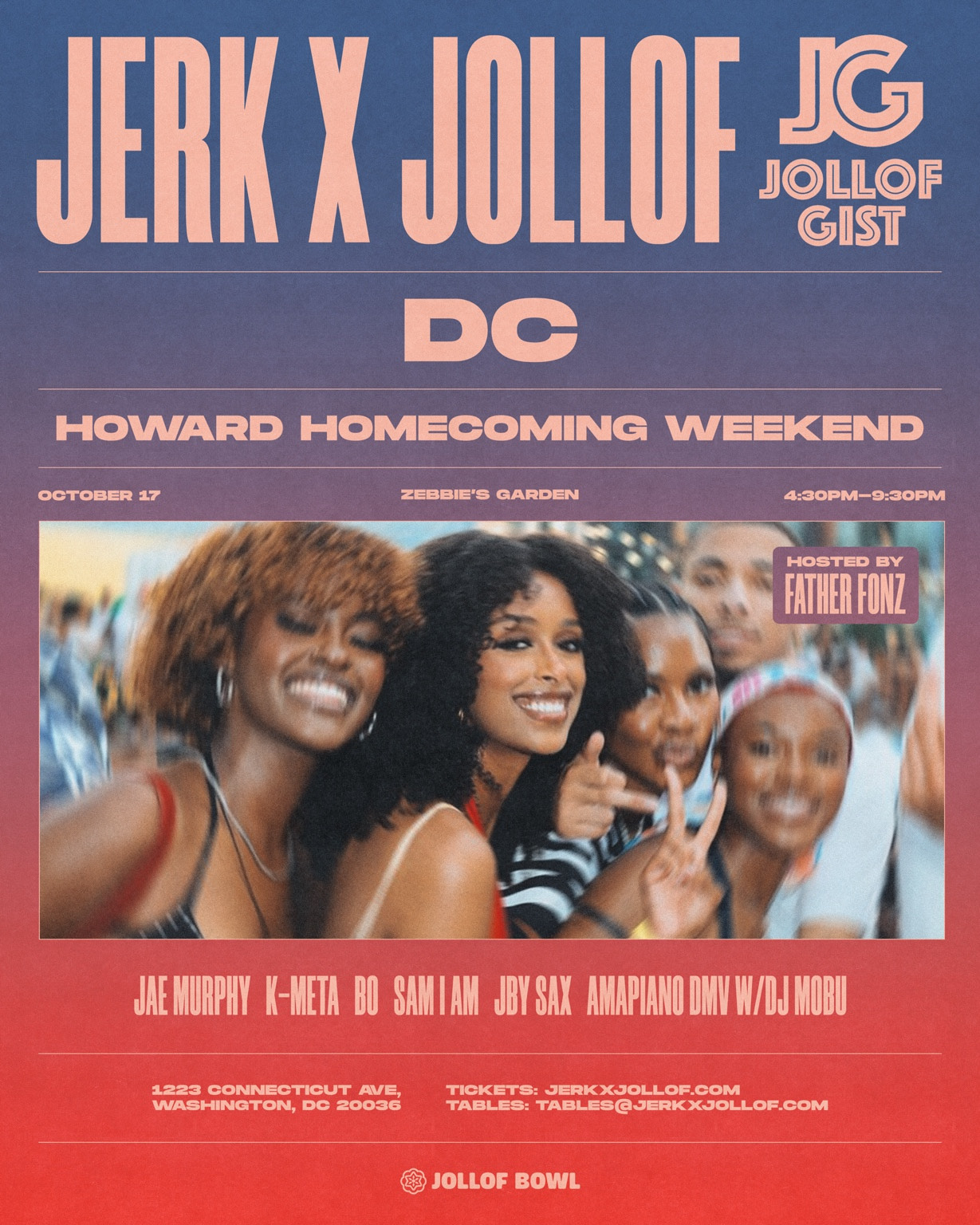 Jerk X Jollof: DC (Jollof Gist Howard Homecoming Edition)