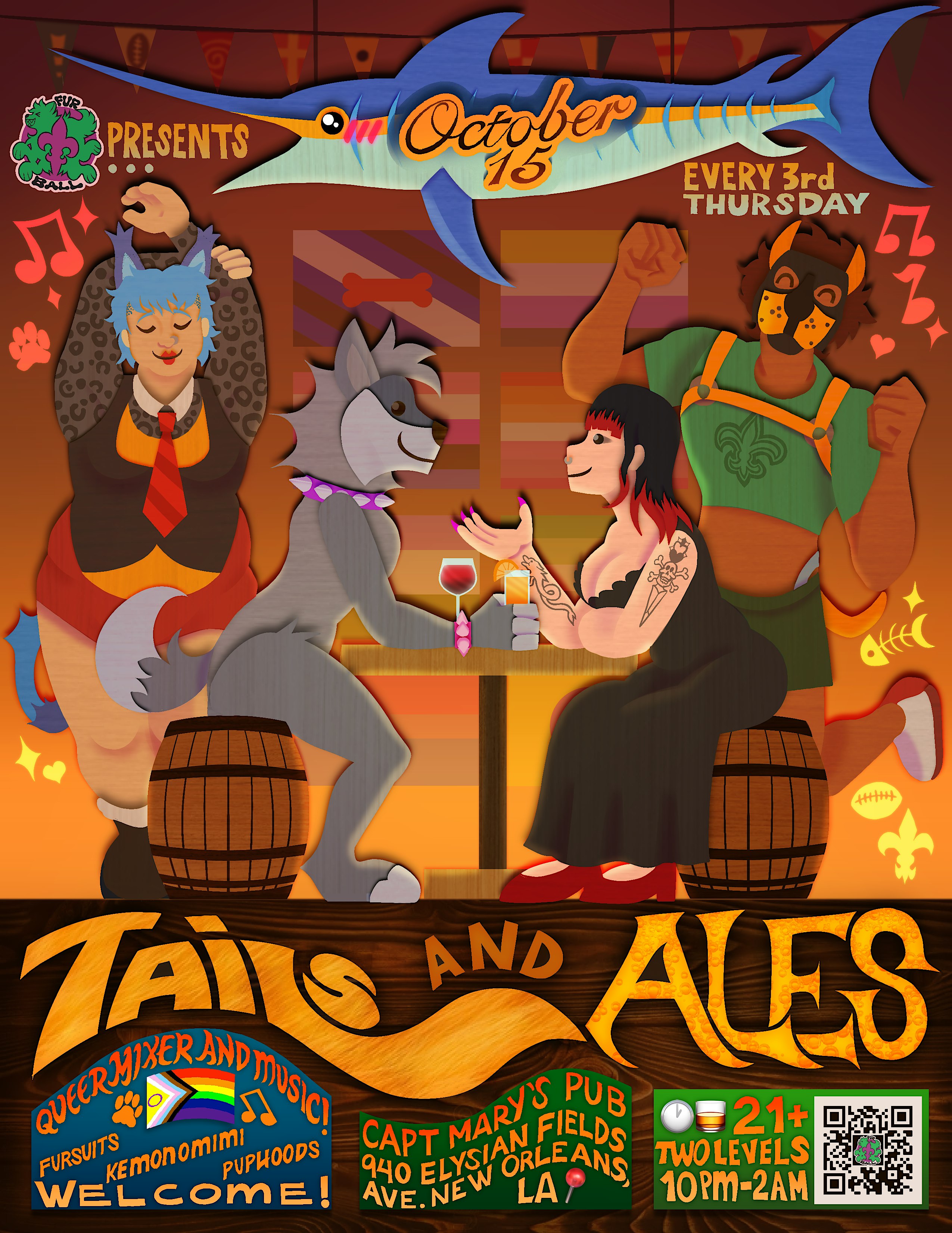 Tails and Ales Presented by NOLA Furball Society