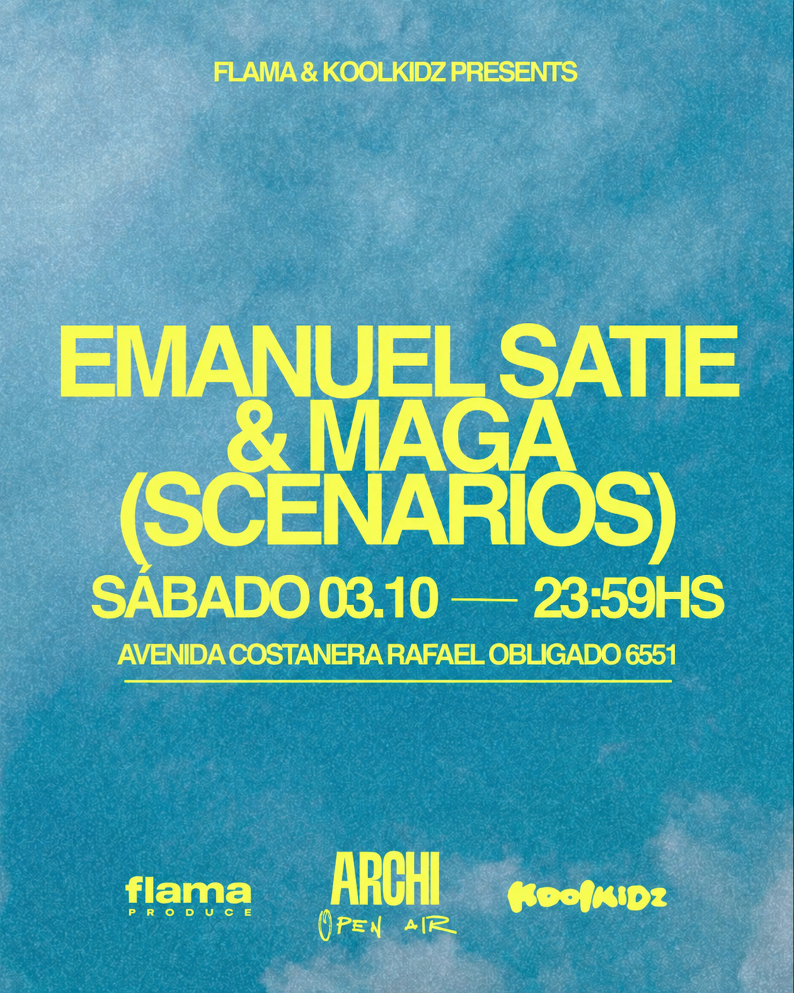 Emanuel Satie and MAGA - Flama, Archi Club - ALLMusicParties