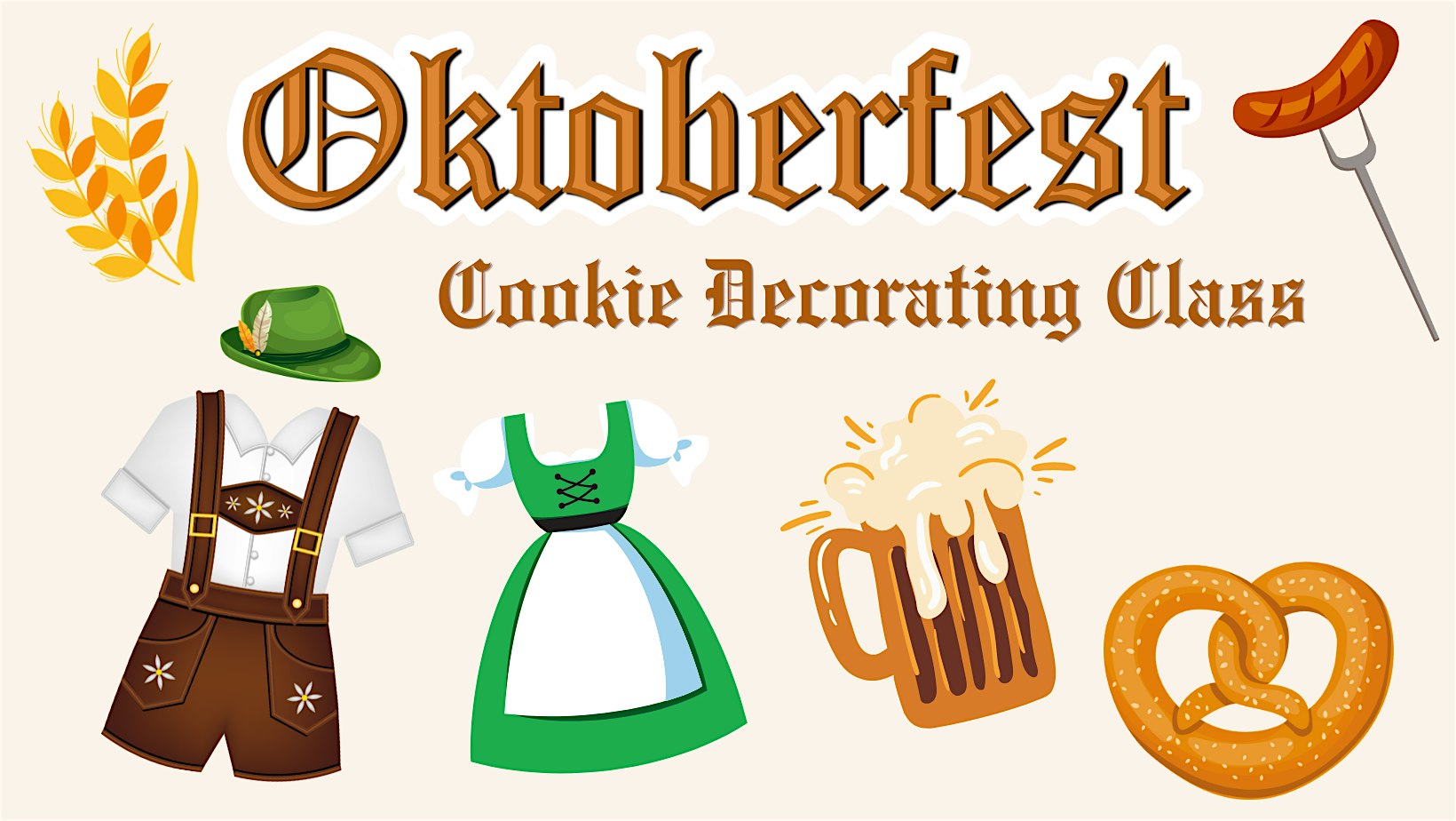 Oktoberfest Cookie Decorating for Food for Hope