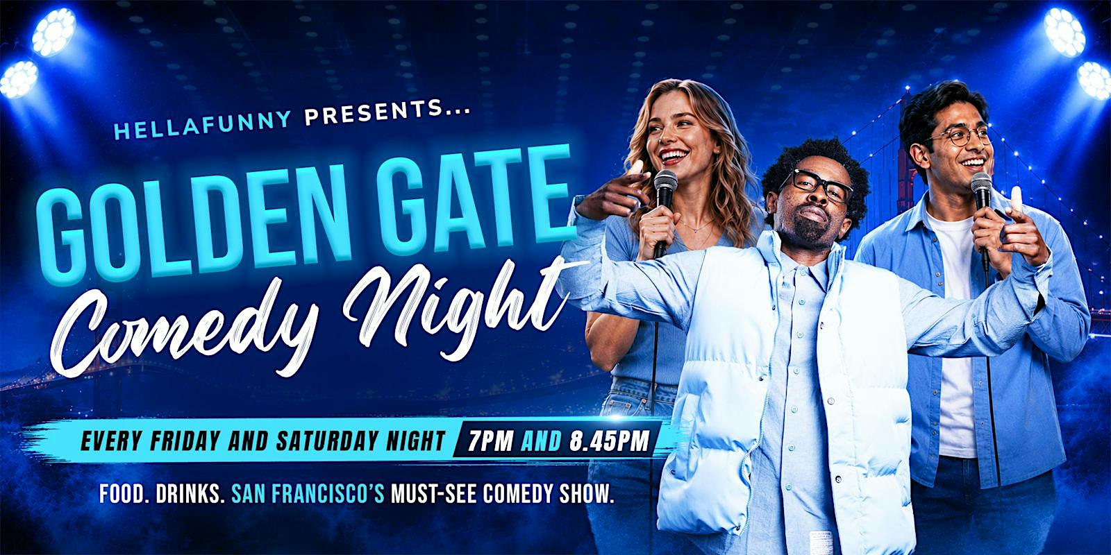 Golden Gate Comedy Night - SF's Most Intimate Comedy Club