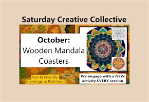 Saturday Art & Craft OCT - Wooden Mandala Coasters