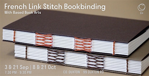 French Link Stitch Bookbinding Workshop