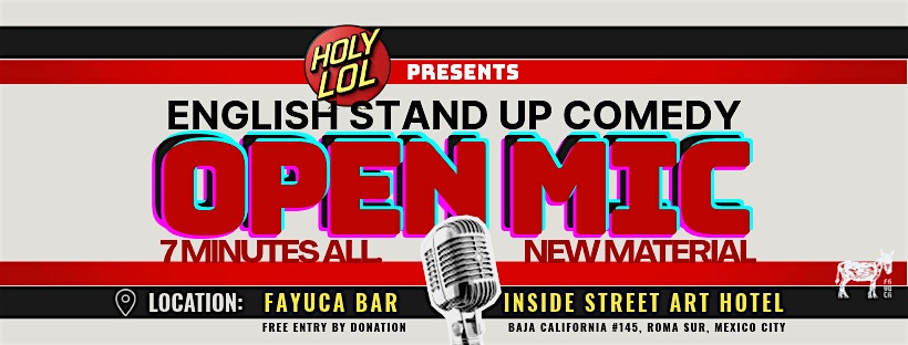 English Stand Up Comedy - OPEN MIC