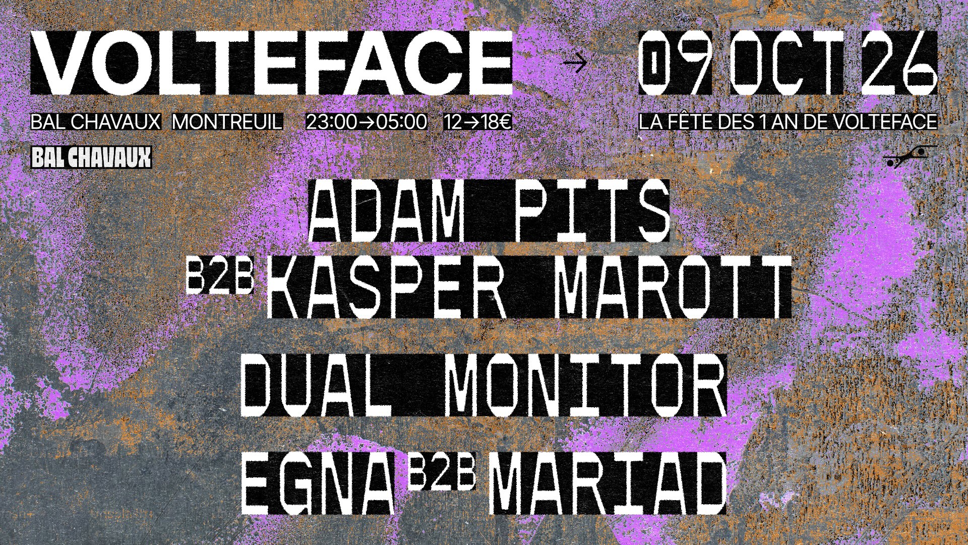 Volteface Anniversary