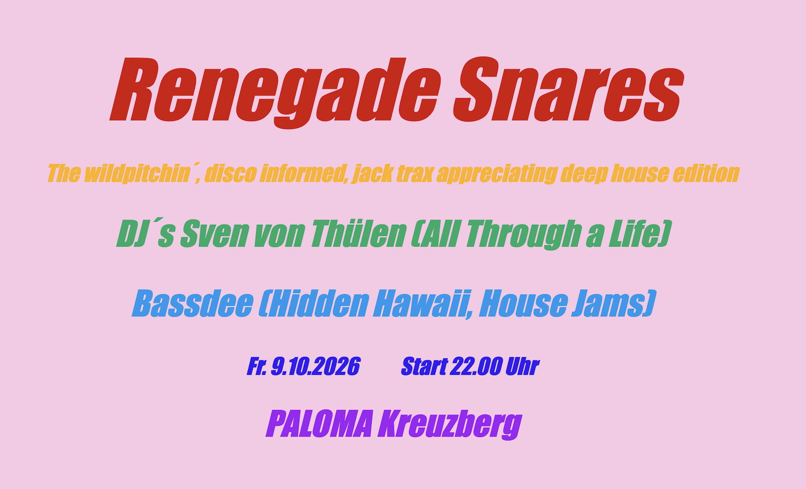 Rengade Snares