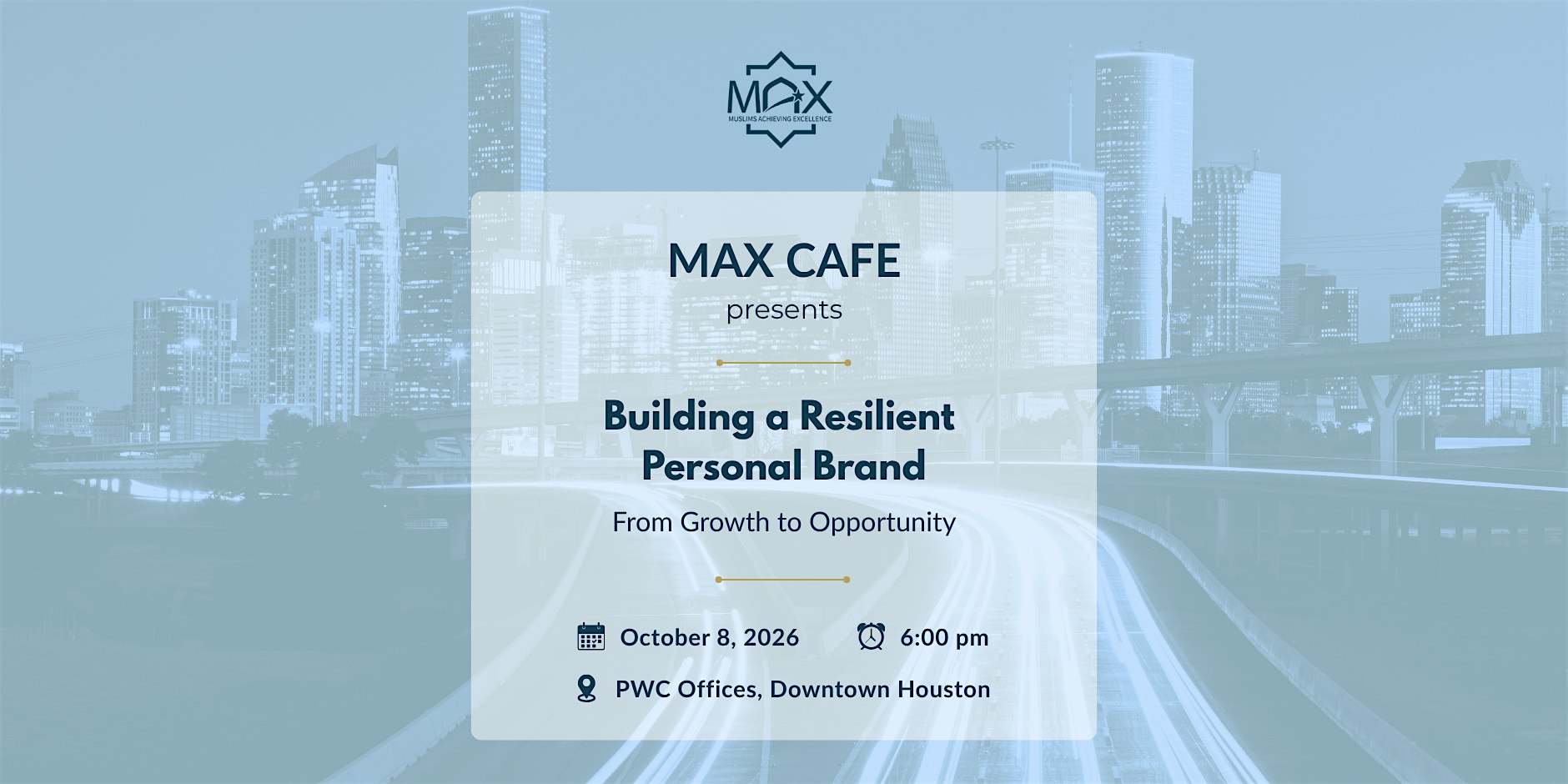 Max Cafe | Building a Resilient Personal Brand: From Growth to Opportunity