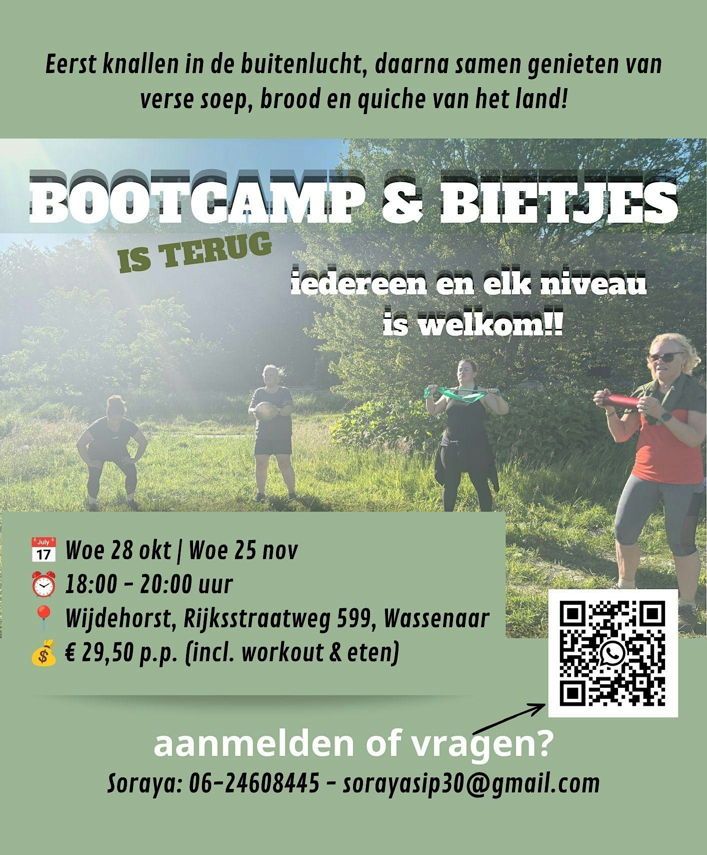 Bootcamp & Bietjes in Wassenaar is terug! | Sporten & Eten op het Land