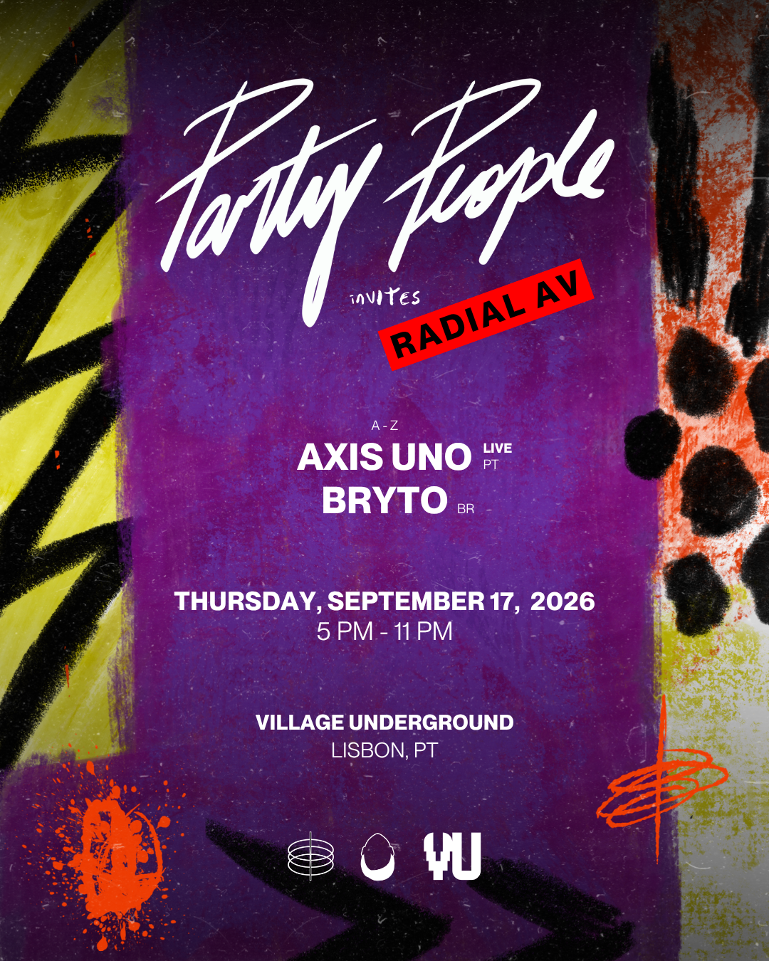 PARTY PEOPLE x RADIAL AV • September 17, 2026
