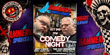 Comedy Night at Hammerheads: Tee-Ray Bergeron