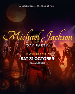 Michael Jackson Day Party - Halloween Special in Bristol