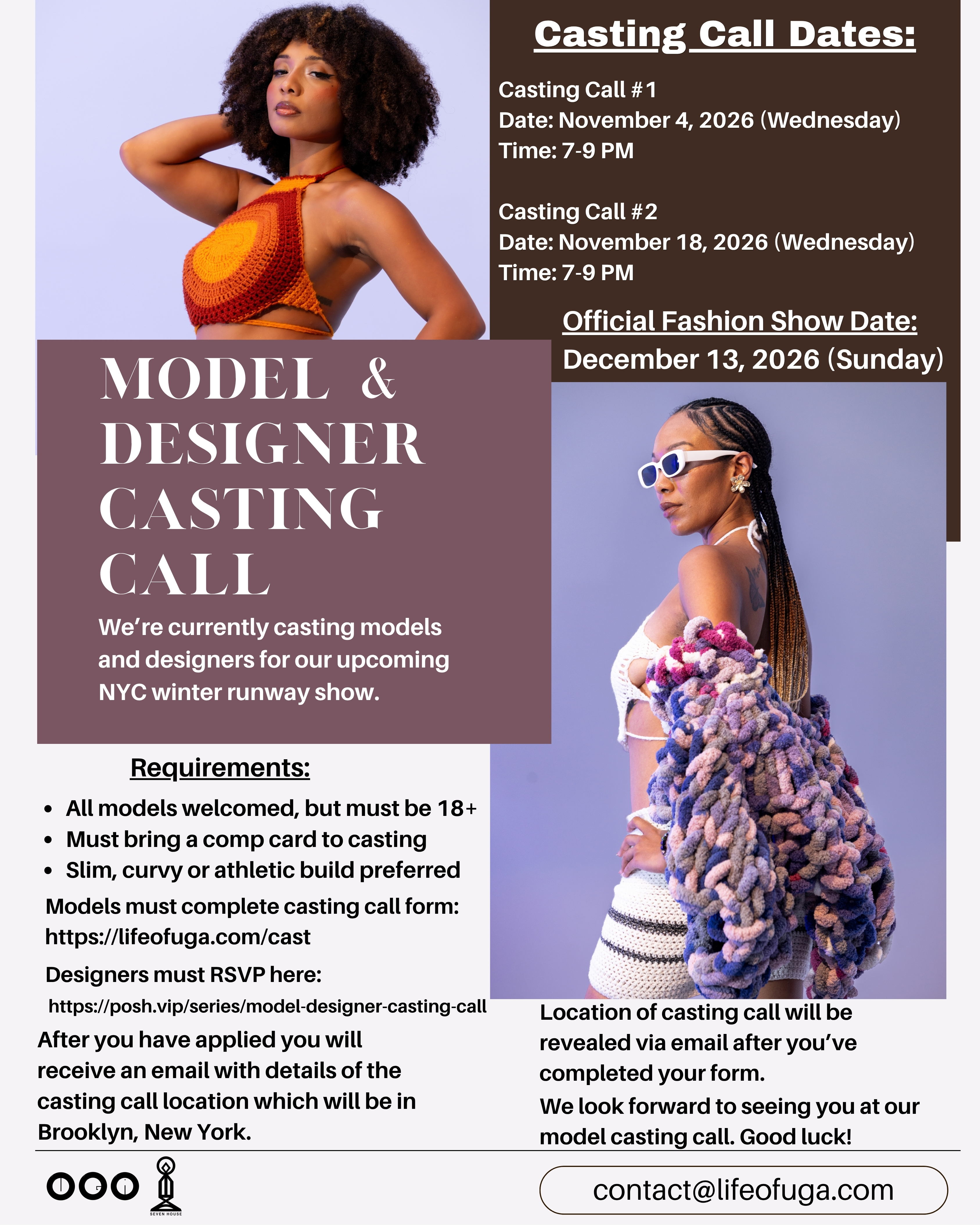 Model & Designer Casting Call