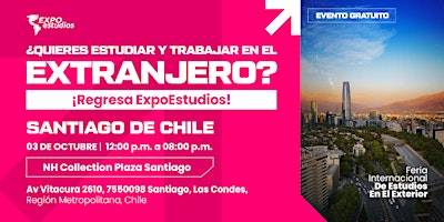 FERIA EXPOESTUDIOS SANTIAGO DE CHILE  2026