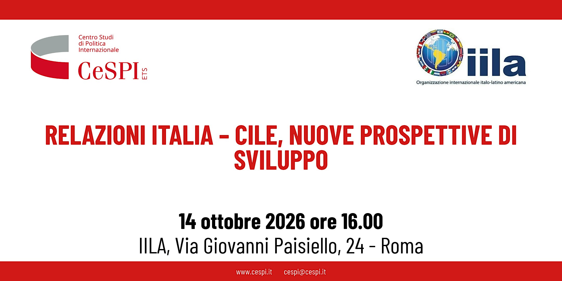 Relazioni Italia – Cile, nuove prospettive di sviluppo