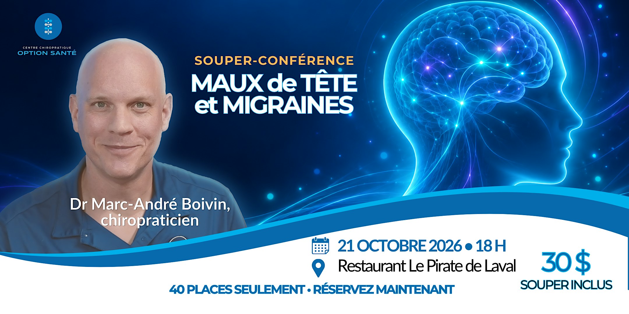 Souper-conférence : Maux de tête et migraines