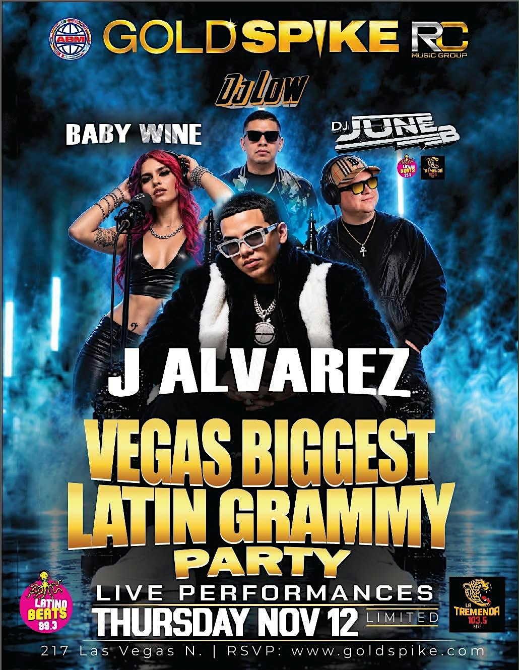 J ALVAREZ LIVE AT GOLDSPIKE!