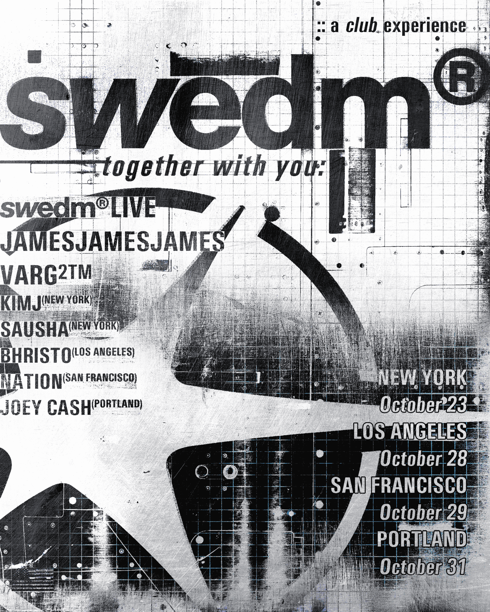 Minty Boi Presents: swedm (Varg2tm + jamesjamesjames) with Kimj & Sausha