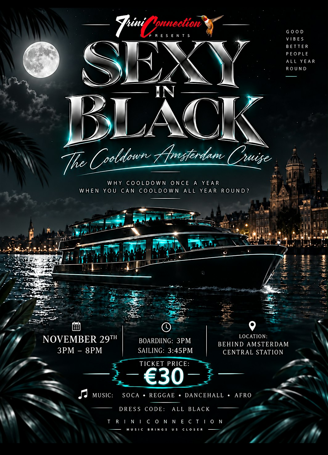 D AMSTERDAM COOLDOWN - SEXY IN BLACK