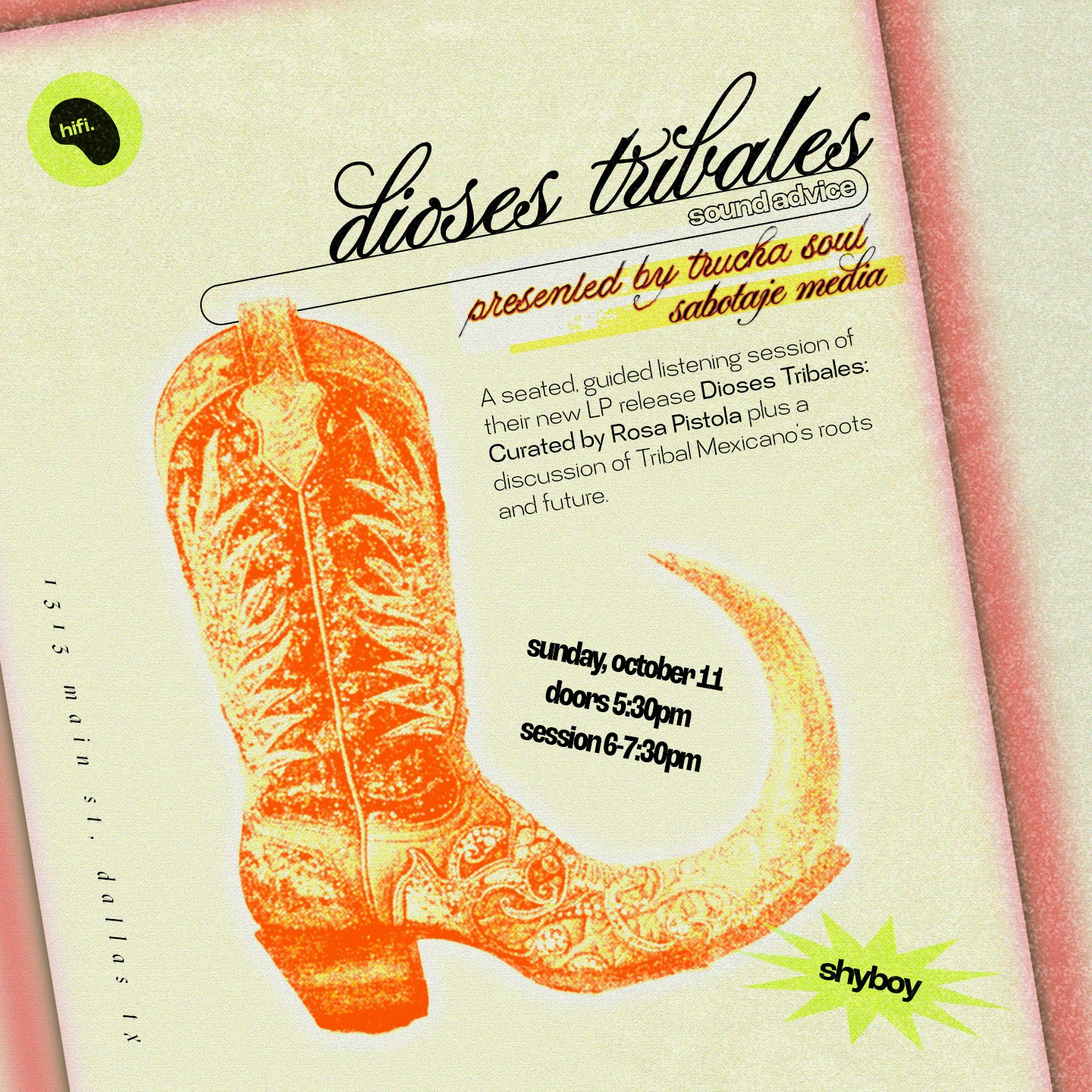 SOUND ADVICE | DIOSES TRIBALES