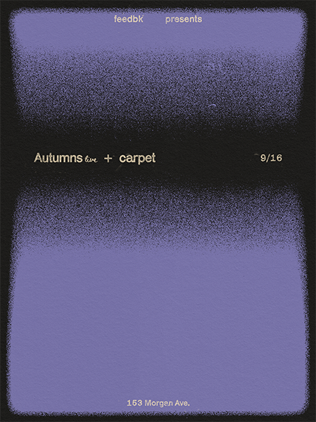 feedbk - soft opening season with Autumns (live), carpet
