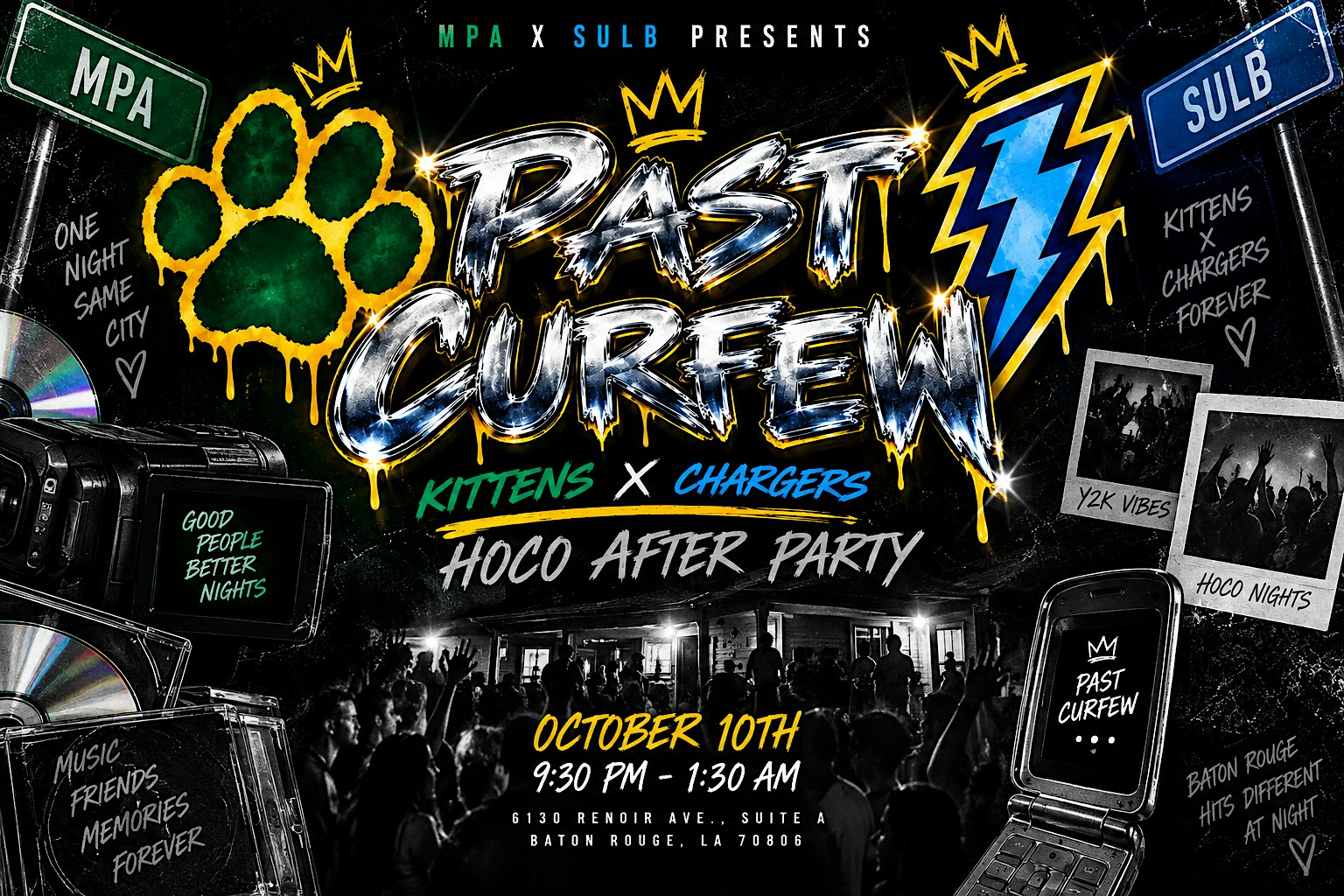 PAST CURFEW: Kittens × Chargers HOCO After Party