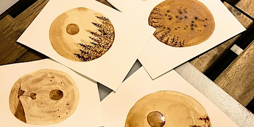 Coffee Painting Workshop in Lisbon