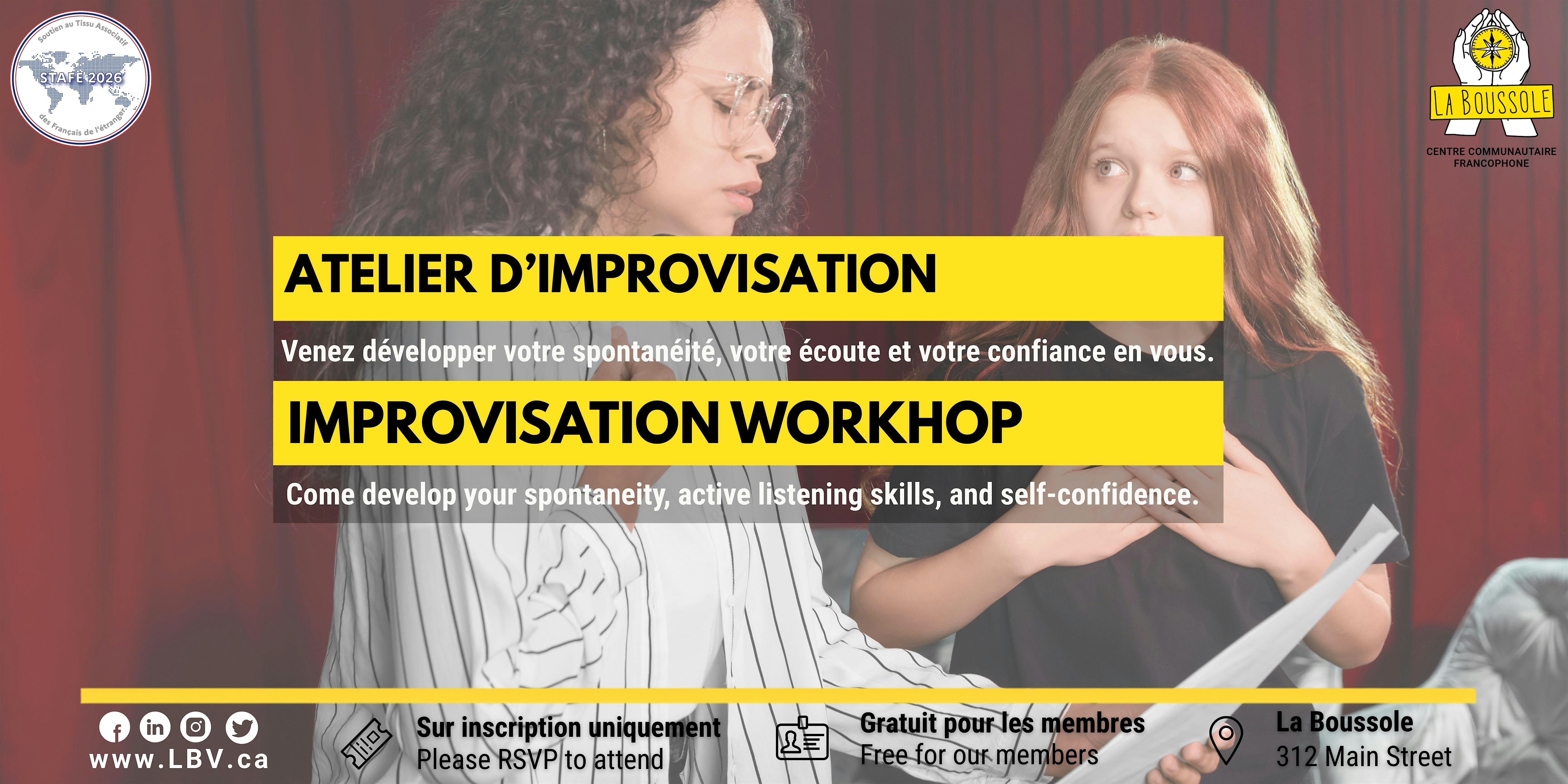 Atelier d'improvisation entre femmes