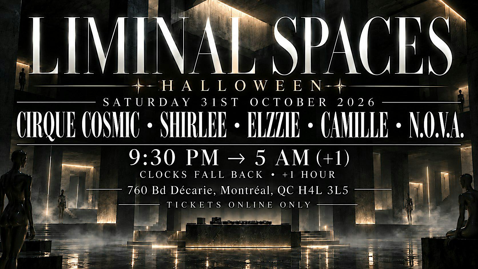 HALLOWEEN 2026 | OCTOBER 31 | LIMINAL SPACES | 760 MEDIA STUDIO