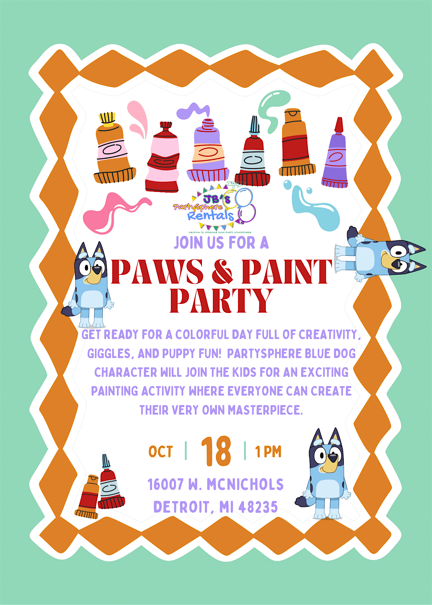 Paws & Paint Party