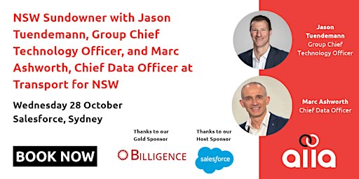NSW Sundowner with Jason Tuendemann and Marc Ashworth