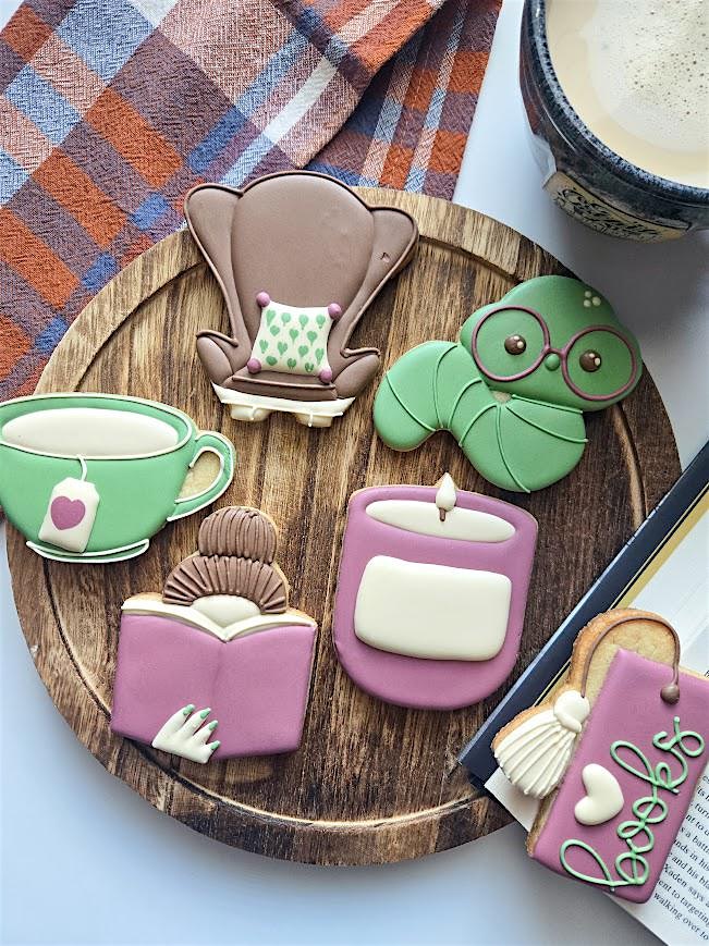 Cozy Book Sugar Cookie Decorating Class
