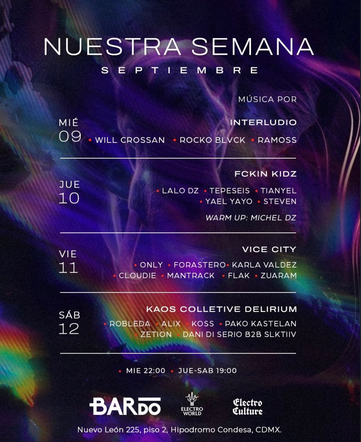 Bardo Semana Septiembre