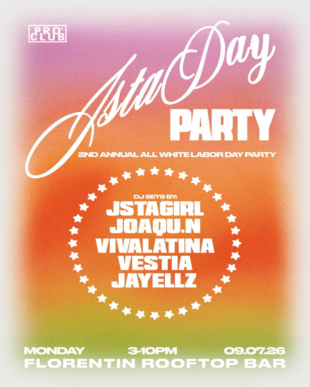 JSTADAYPARTY Labor Day Edition
