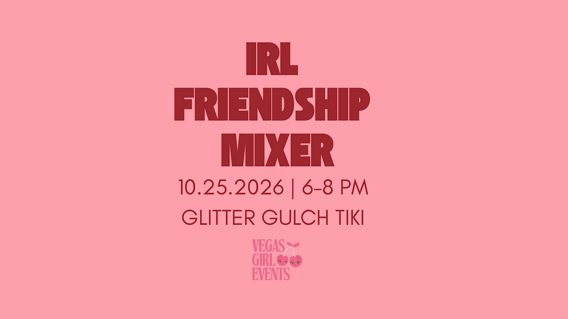 IRL Friendship Mixer