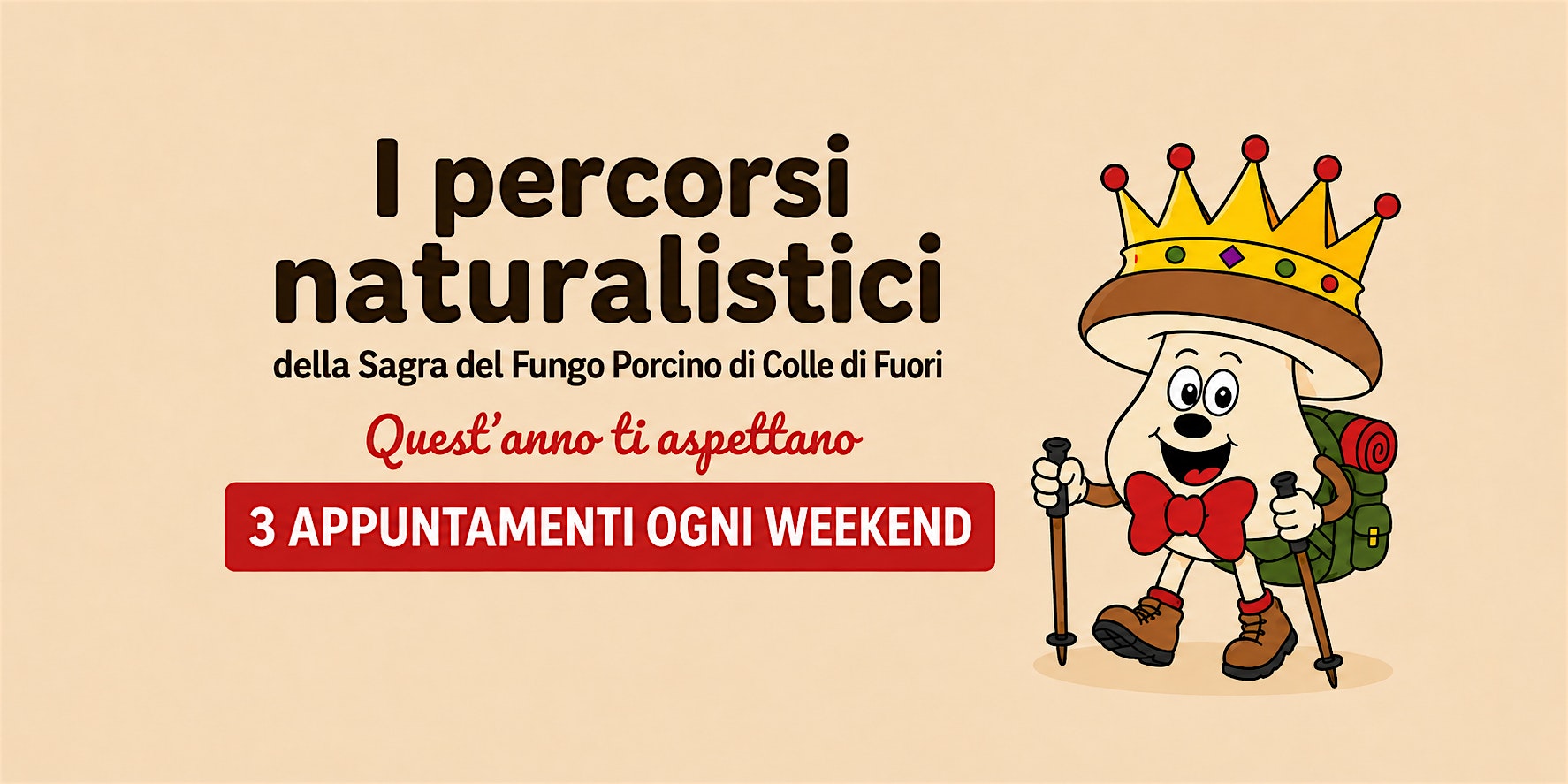 Percorsi naturalistici – Sagra del Fungo Porcino 2026 - Colle di Fuori