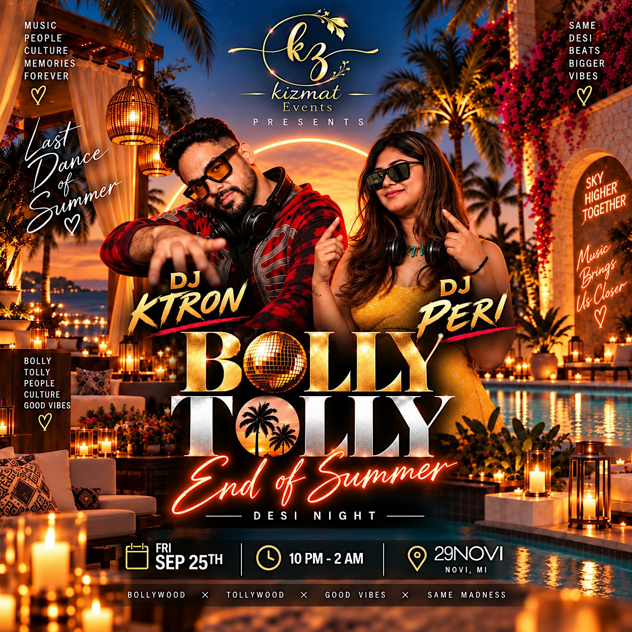 BOLLY TOLLY End of Summer Desi night